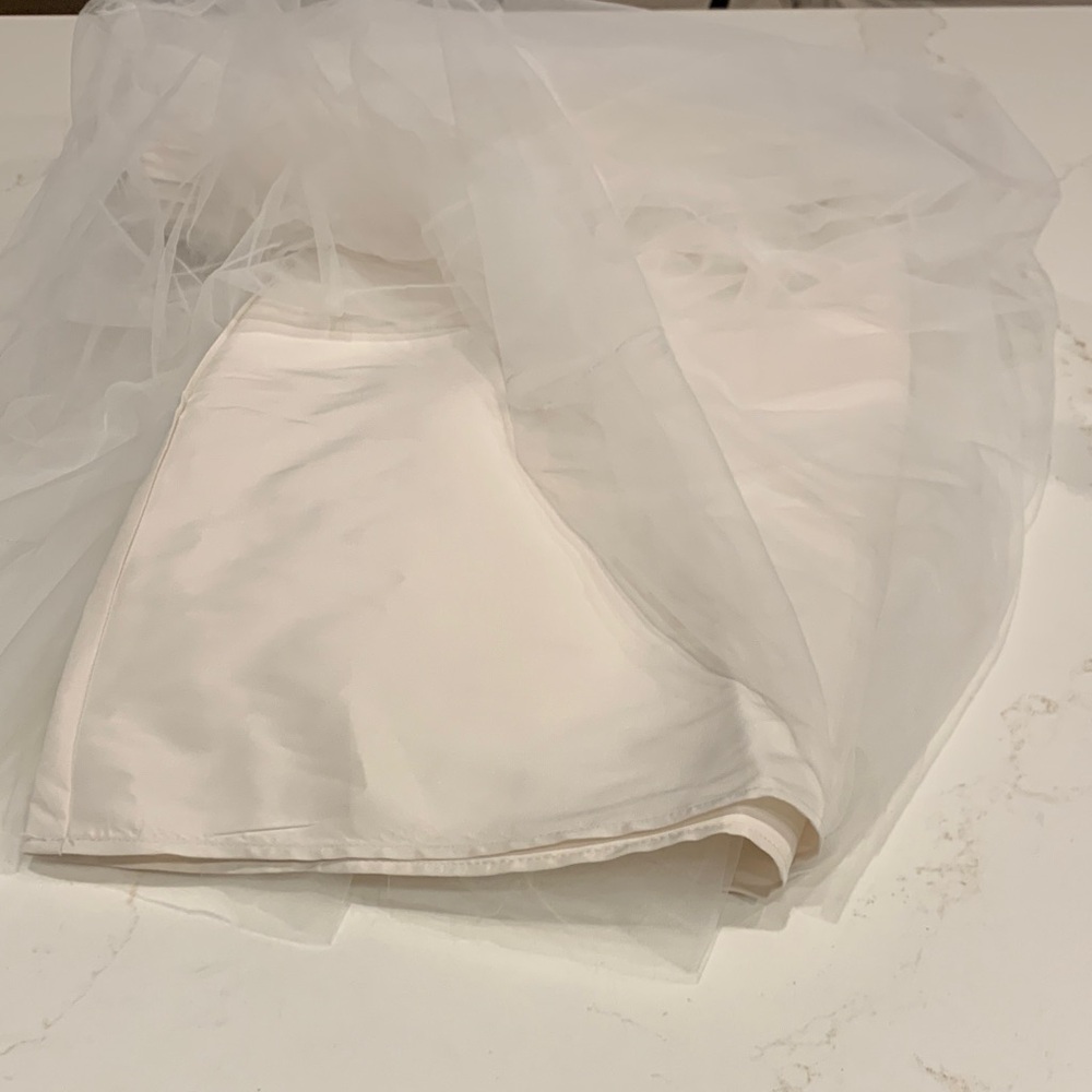 NWOT A New Day Creme fully lined tulle Skirt ladies Large - Picture 6 of 11